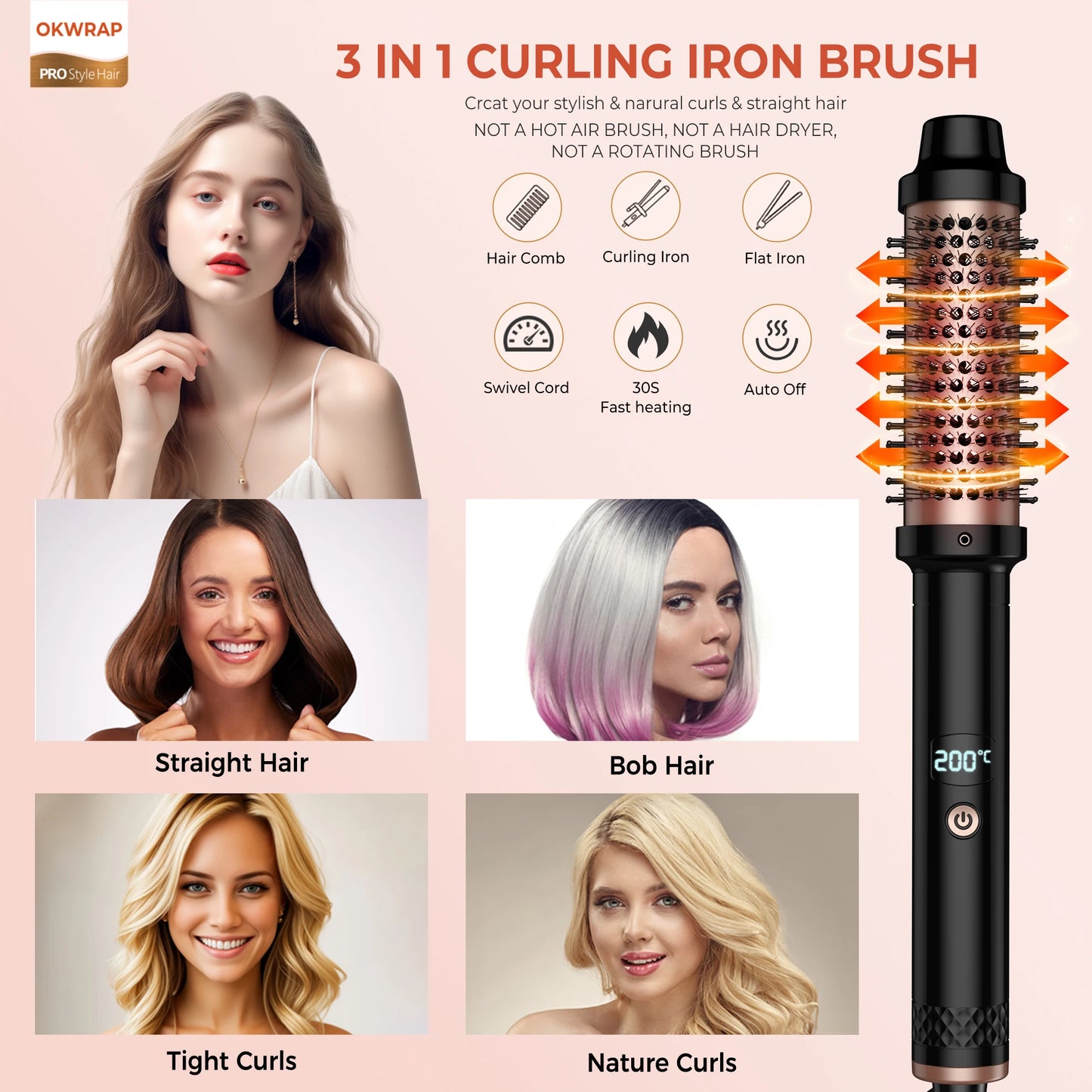 NovaWave Ionic Thermal Brush